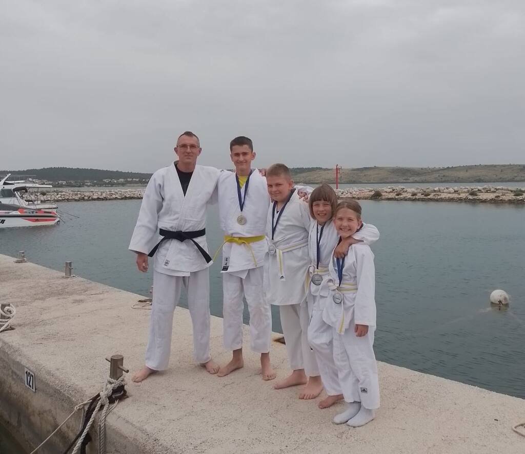 Akcija na tatamiju - Judo klub Bura na turniru.