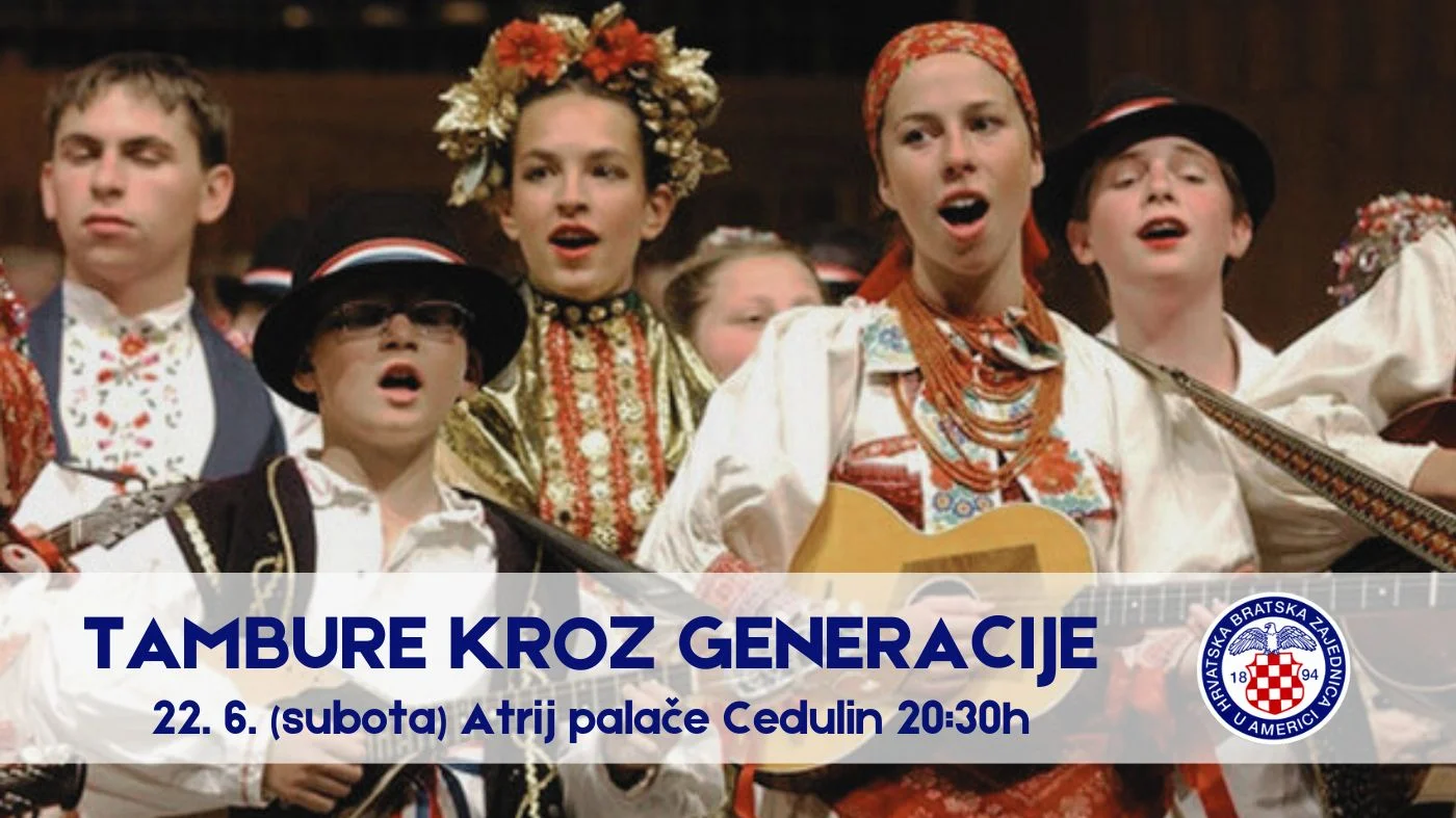 Tamburaški ansambl u atriju palače Cedulin