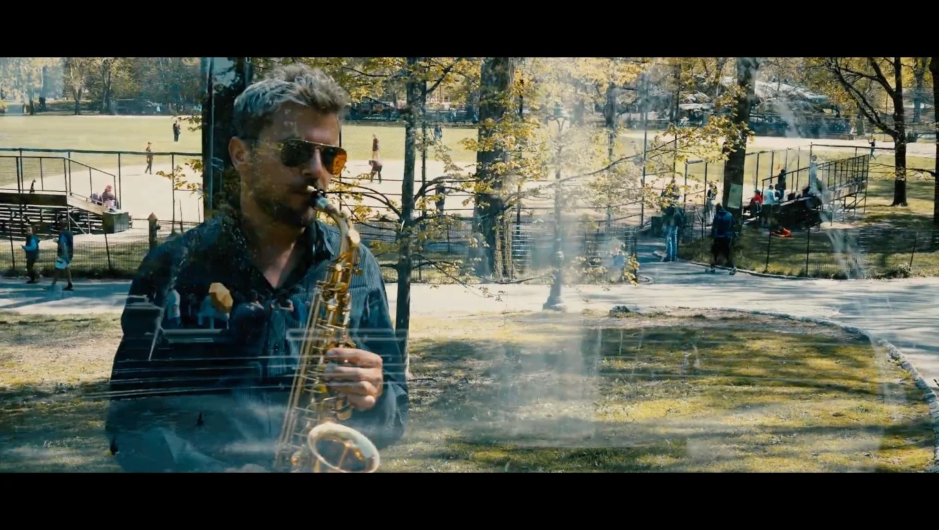 Ante Valčić sa saksofonom