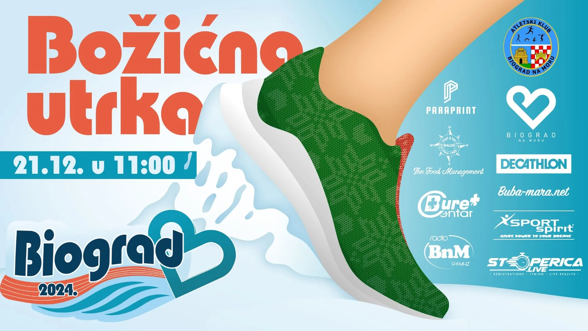 Božićna Utrka Biograd Na Rivi 2024