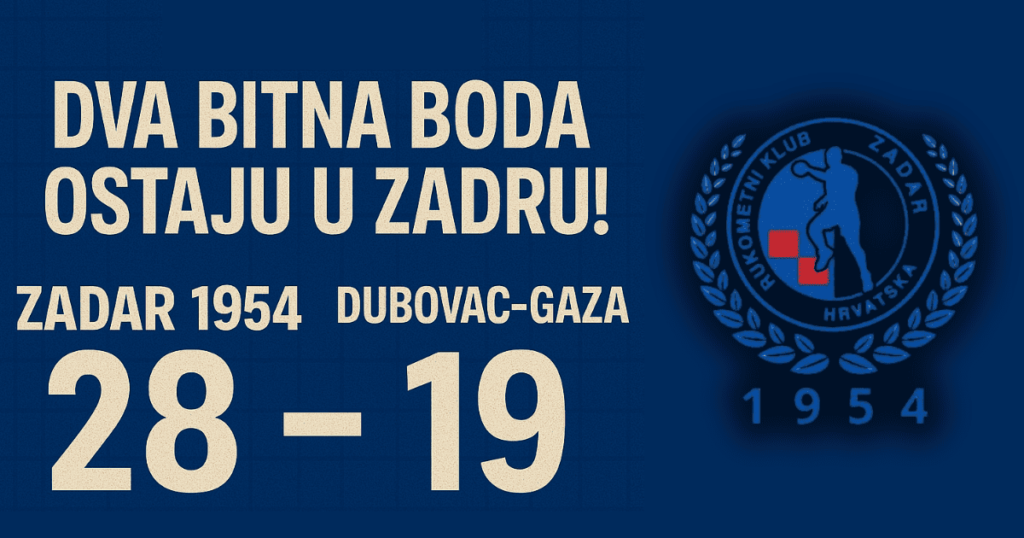 rukometni-klub-zadar-1954-pobjeda-dubovac-gaza