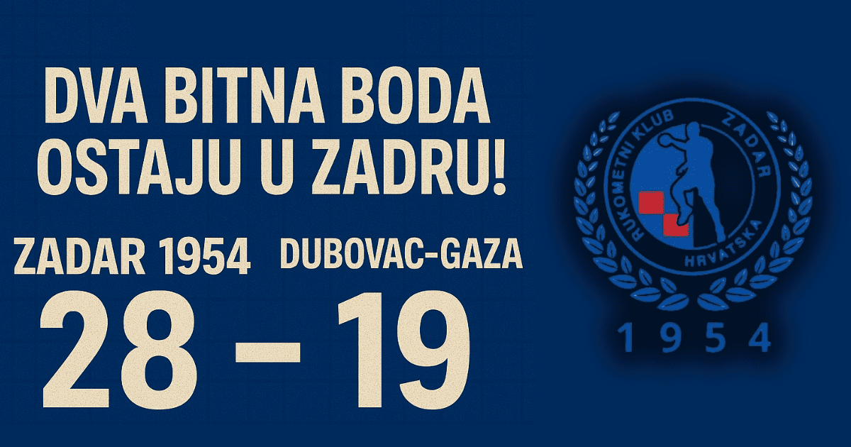 rukometni-klub-zadar-1954-pobjeda-dubovac-gaza