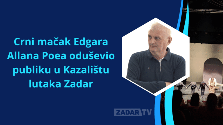 Predstava Crni mačak Edgara Allana Poea u Kazalištu lutaka Zadar