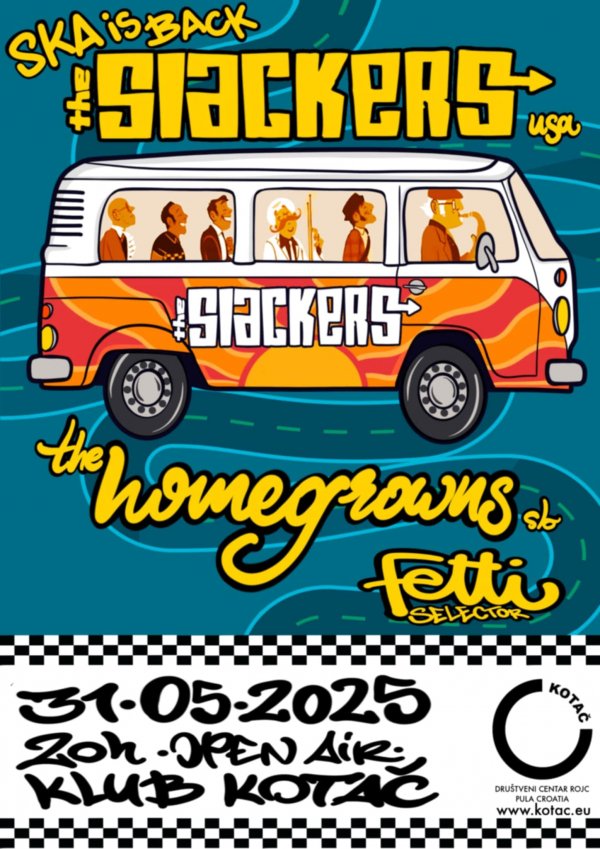 The Slackers u Puli nastupaju u Kotaču
