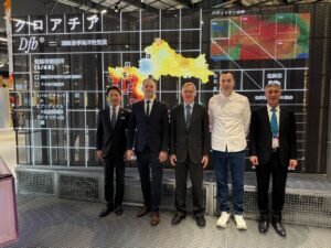 Hrvatski paviljon na EXPO 2025 u Osaki, prikazujući raznolikost klimatskih zona u Hrvatskoj.