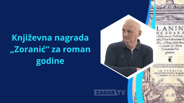 Fotografija statue Petra Zoranića u Zadru, simbol književne nagrade Zoranić