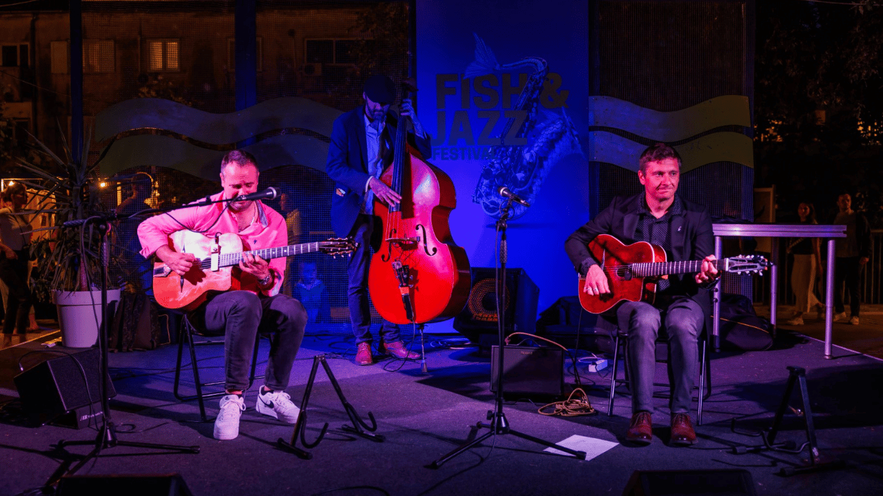 Oridano Trio Band nastupa na Fish & Jazz Festivalu u Zadru