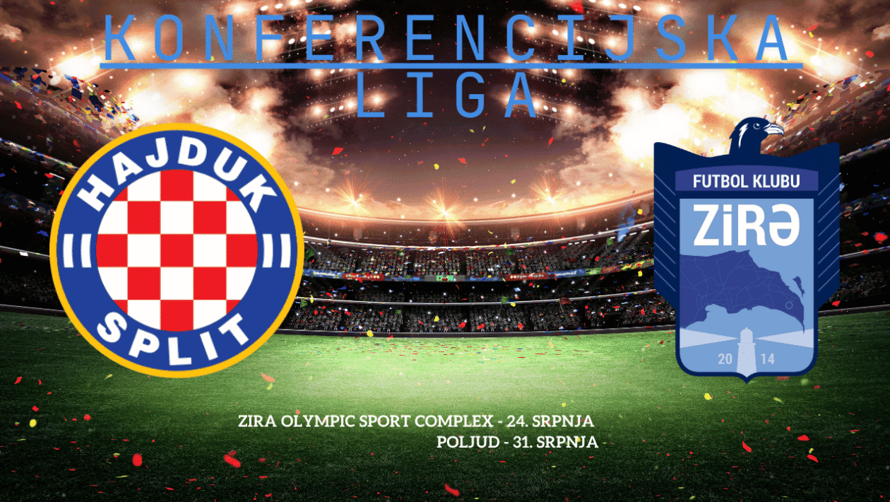 Hajduk i Zira igraju u drugom pretkolu Konferencijske lige