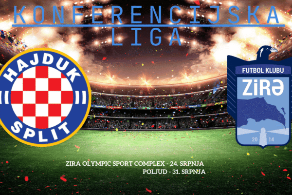 Hajduk i Zira igraju u drugom pretkolu Konferencijske lige