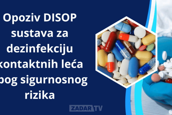 DISOP sustav za dezinfekciju kontaktnih leća opozvan zbog sigurnosnog rizika