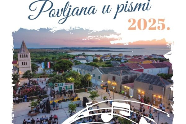 Klape nastupaju na Susretu klapa Povljana u pismi 2025. na Trgu bana Josipa Jelačića