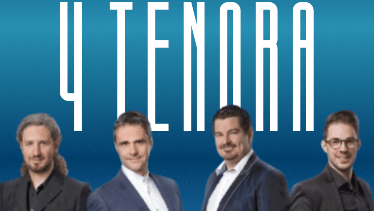 Vokalni sastav 4 Tenora nastupa na trgu u Kukljici pod zvijezdama