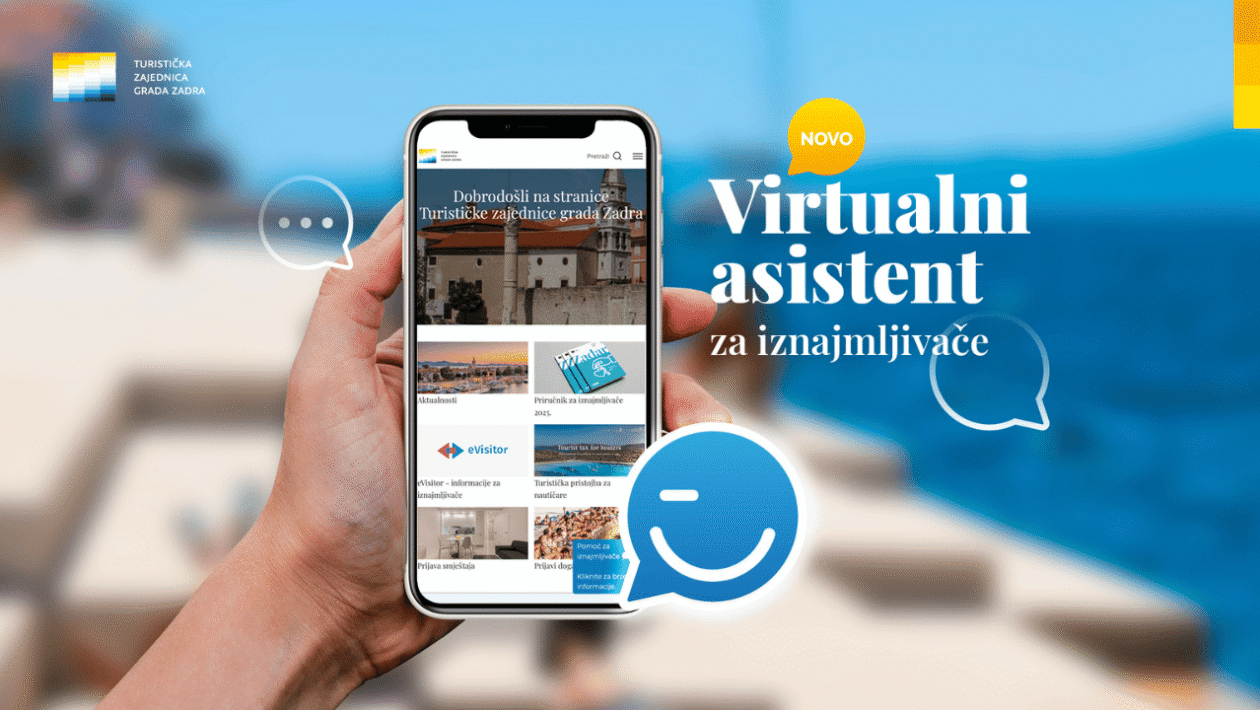 AI Chatbot za zadarske iznajmljivače na platformi business.zadar.travel