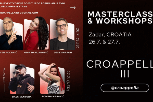 CROappella 2024 festival suvremene a cappella glazbe u Zadru
