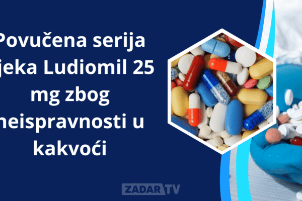 Povlačenje serije lijeka Ludiomil 25 mg zbog promjene izgleda tableta