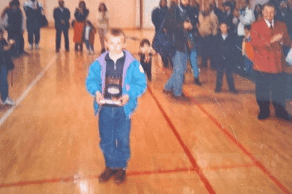 Luka Modrić kao dječak na turniru u Kninu 1996. godine