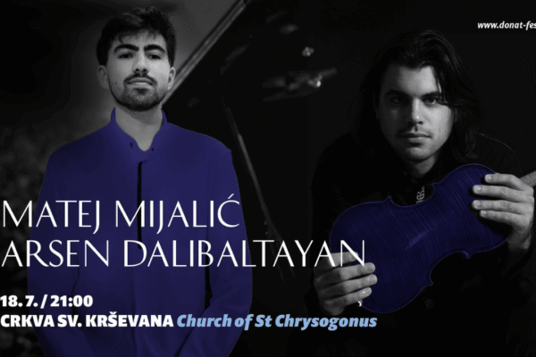 Violinist Matej Mijalić nastupa u crkvi sv. Krševana u Zadru u sklopu Glazbenih večeri 2025.
