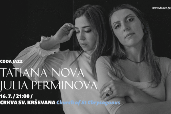 Tatiana Nova i Julia Perminova nastupaju u crkvi sv. Krševana u Zadru 2025. godine