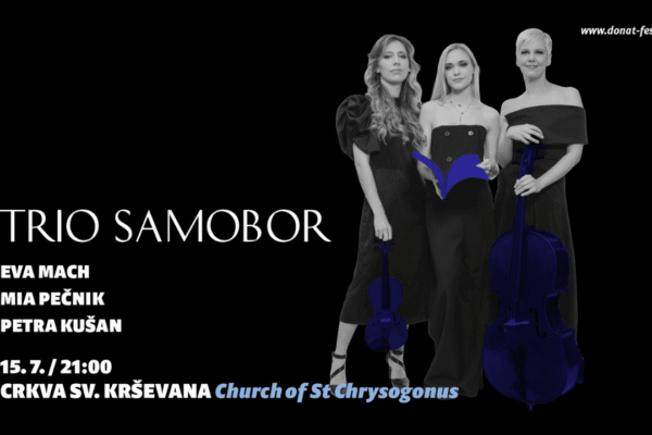 Trio Samobor nastupa u crkvi sv. Krševana u sklopu Glazbenih večeri u Sv. Donatu 2025.