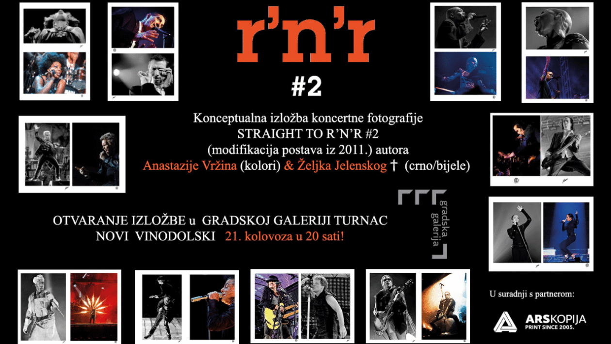 Izložba koncertnih fotografija u Gradskoj galeriji Turnac u Novom Vinodolskom