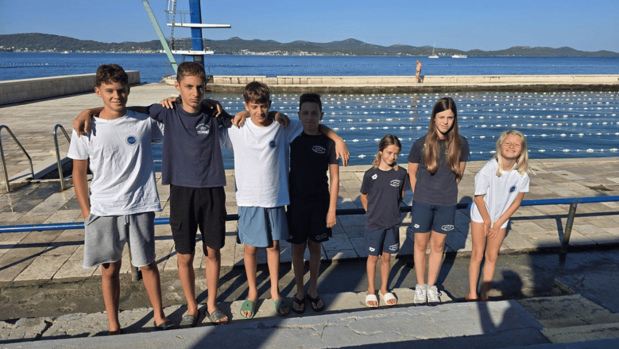 Plivači PK Jadera na Županijskom prvenstvu u Zadru