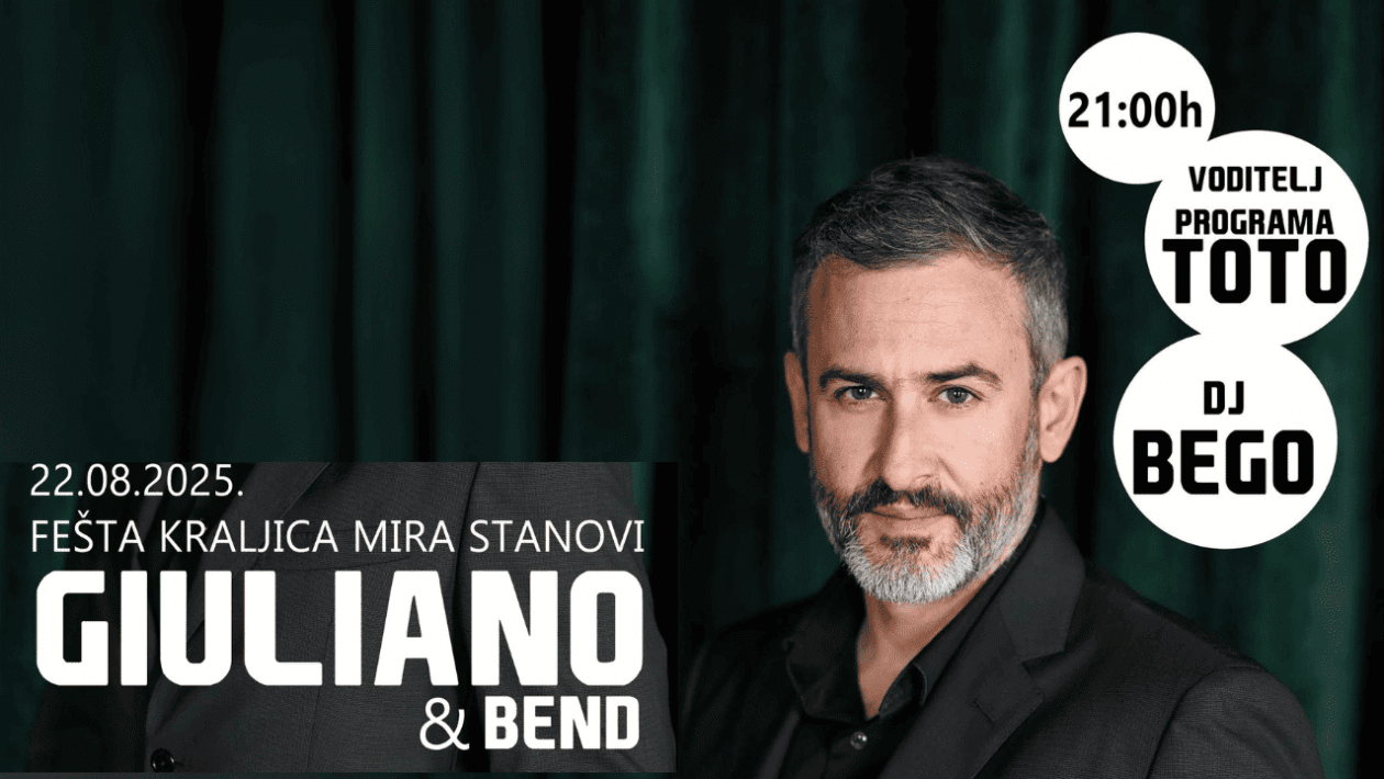 Stanarska fešta u Zadru uz koncert Giuliana na igralištu OŠ Stanovi