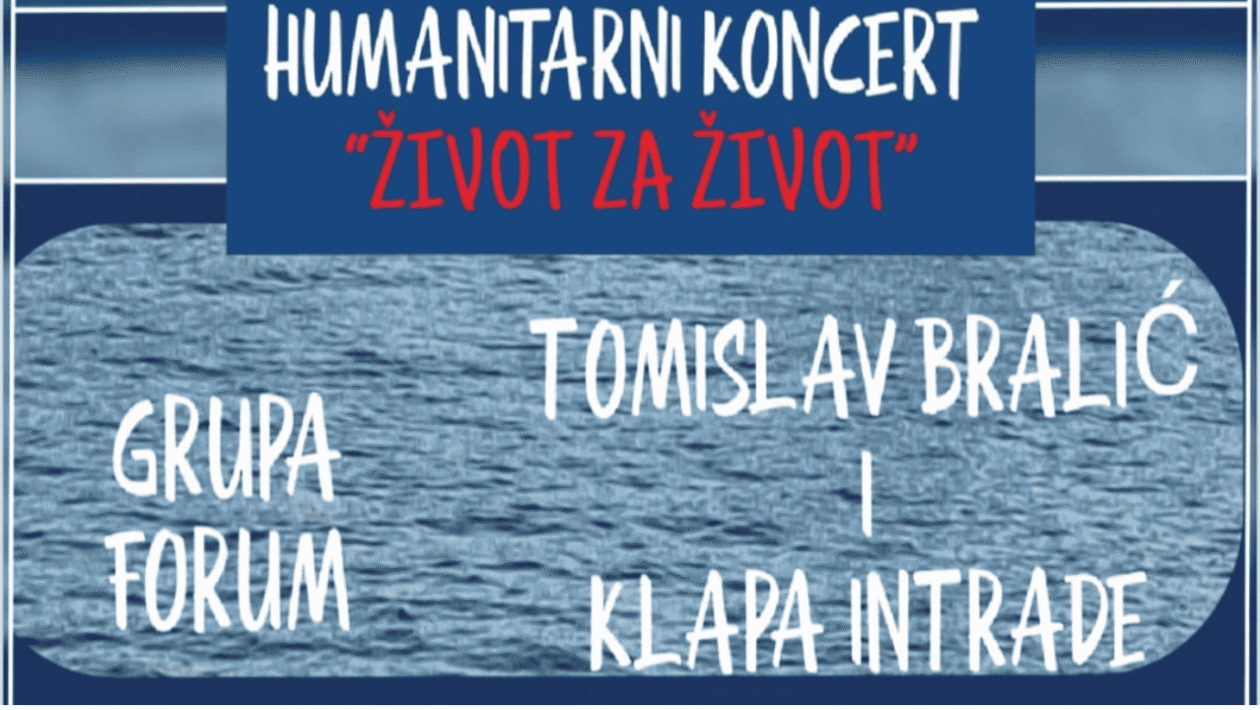 Tomislav Bralić i Klapa Intrade nastupaju na humanitarnom koncertu “Život za život” u HNK Zadar