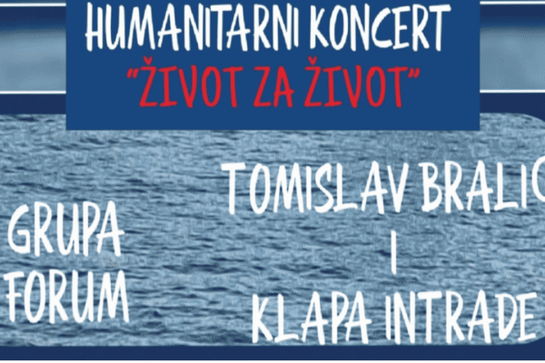 Tomislav Bralić i Klapa Intrade nastupaju na humanitarnom koncertu “Život za život” u HNK Zadar