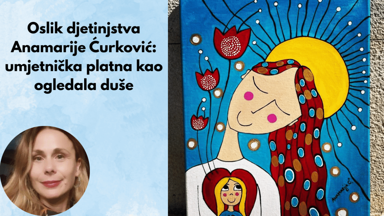 Oslici djetinjstva na umjetničkim platnima Anamarije Ćurković prikazuju dječje motive i dalmatinski krajolik
