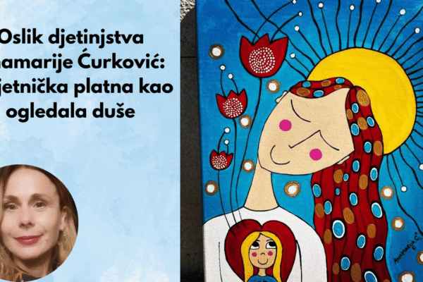 Oslici djetinjstva na umjetničkim platnima Anamarije Ćurković prikazuju dječje motive i dalmatinski krajolik