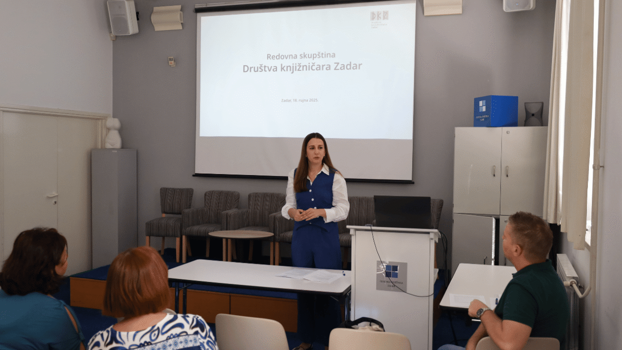 Skupština Društva knjižničara Zadar u Gradskoj knjižnici Zadar