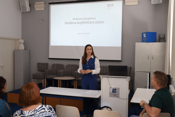 Skupština Društva knjižničara Zadar u Gradskoj knjižnici Zadar