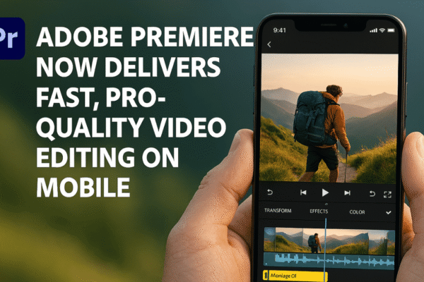 Grafika s naslovom Adobe Premiere donosi profesionalno video uređivanje na mobilne uređaje