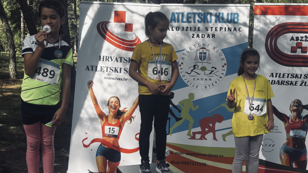Mladi atletičari AK Biograd na Prvenstvu Dalmacije u Zadru
