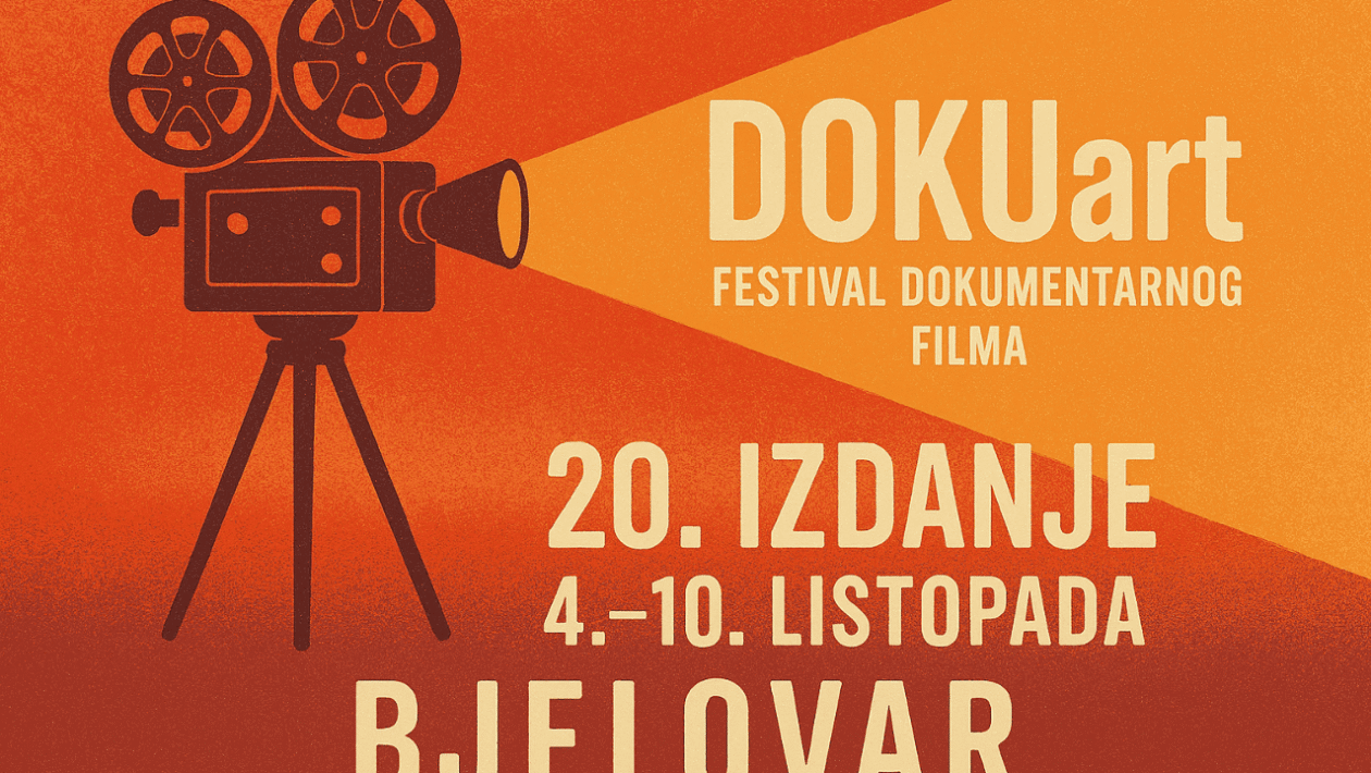 Prikaz festivala dokumentarnog filma DOKUart u Kulturnom centru Bjelovar