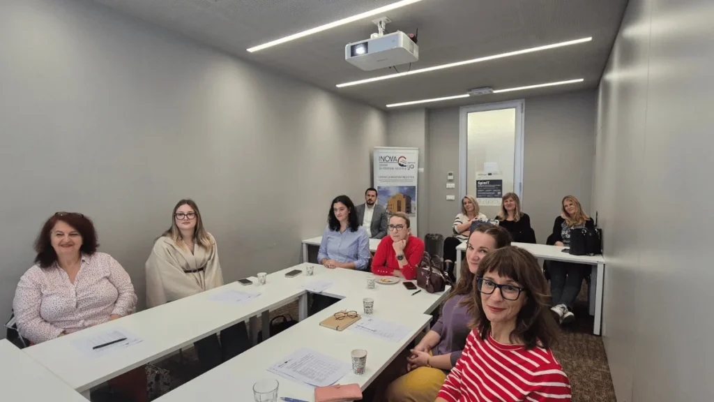 Polaznici ICT edukacije u Centru za kreativne industrije u Zadru tijekom završnog modula programa SpinIT