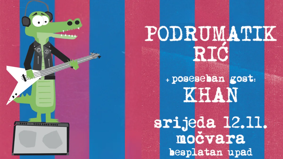 Podrumatik, Rić i Khan nastupaju na događaju Podrži scenu! u Zagrebu