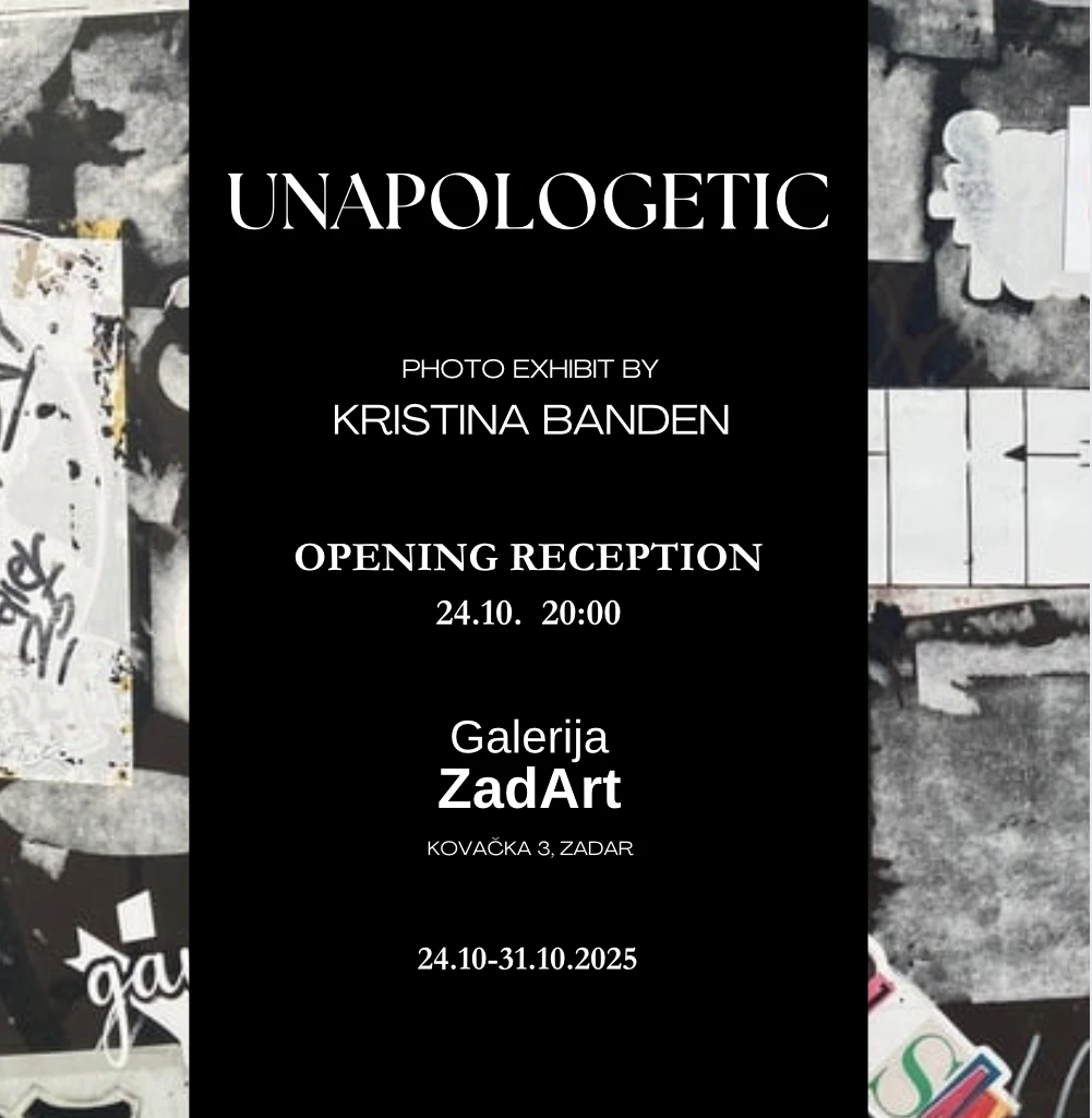 Fotografska izložba “Unapologetic” Kristine Banden u Galeriji ZadArt u Zadru