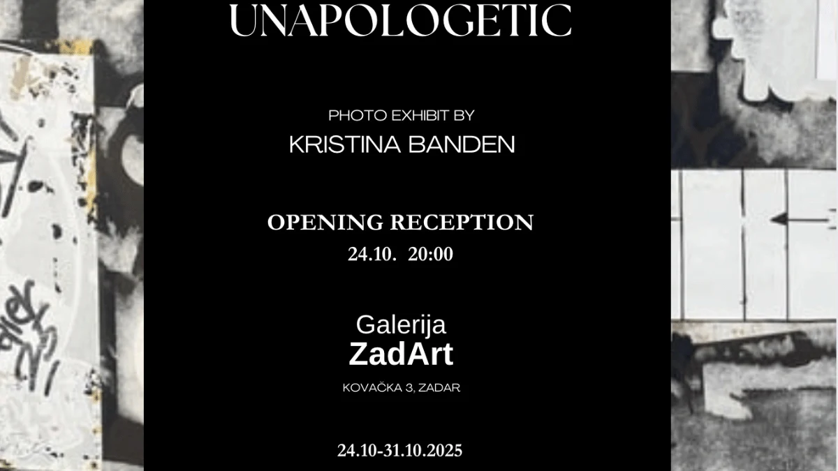 Fotografska izložba “Unapologetic” Kristine Banden u Galeriji ZadArt u Zadru