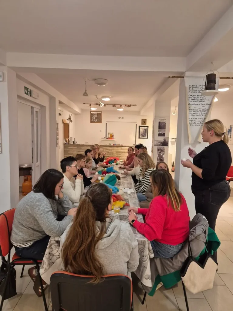 sudionici radionice filcanja na pagu