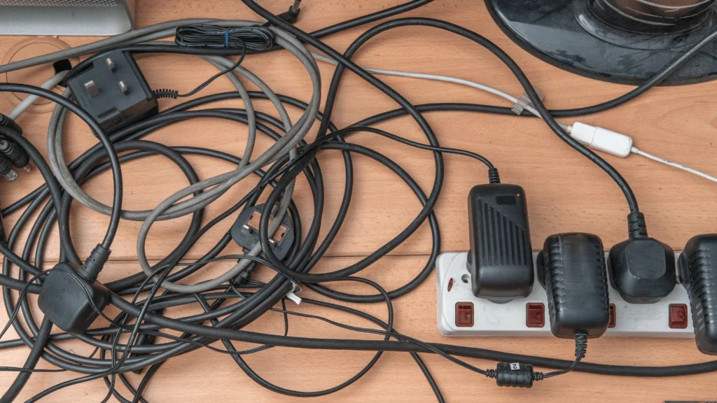 Kako organizirati kablove iza TV-a ili računala