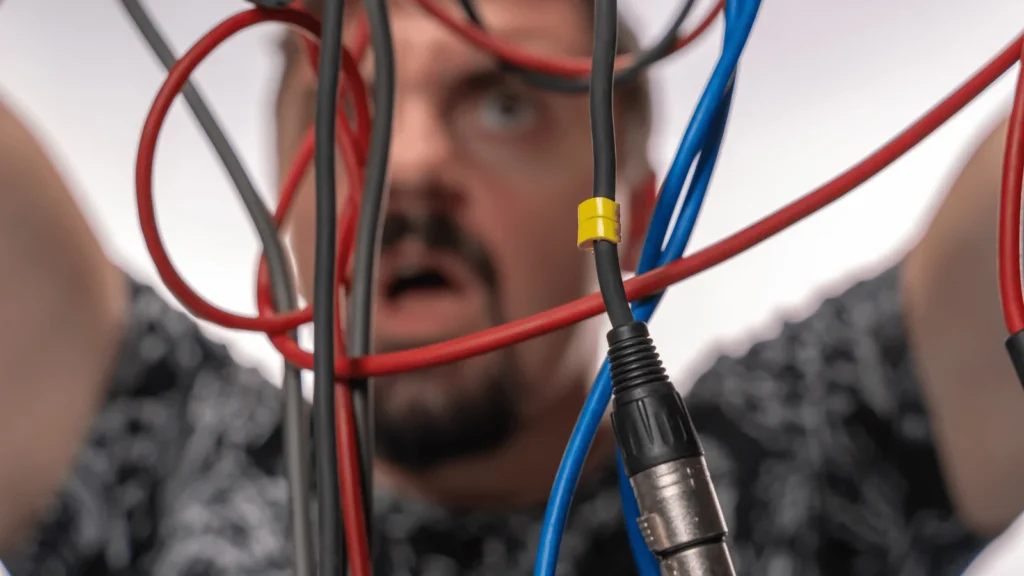 Kako organizirati kablove iza TV-a ili računala