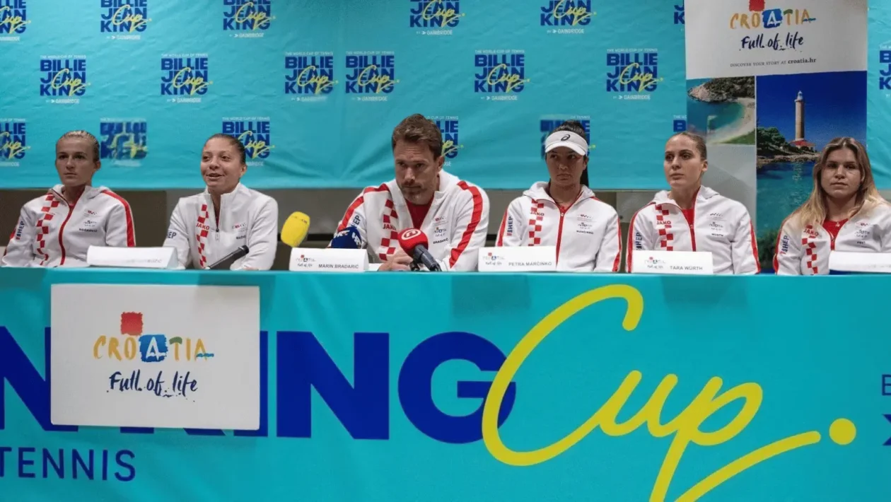 Hrvatska teniska reprezentacija na Billie Jean King Cup turniru u Varaždinu 2025.