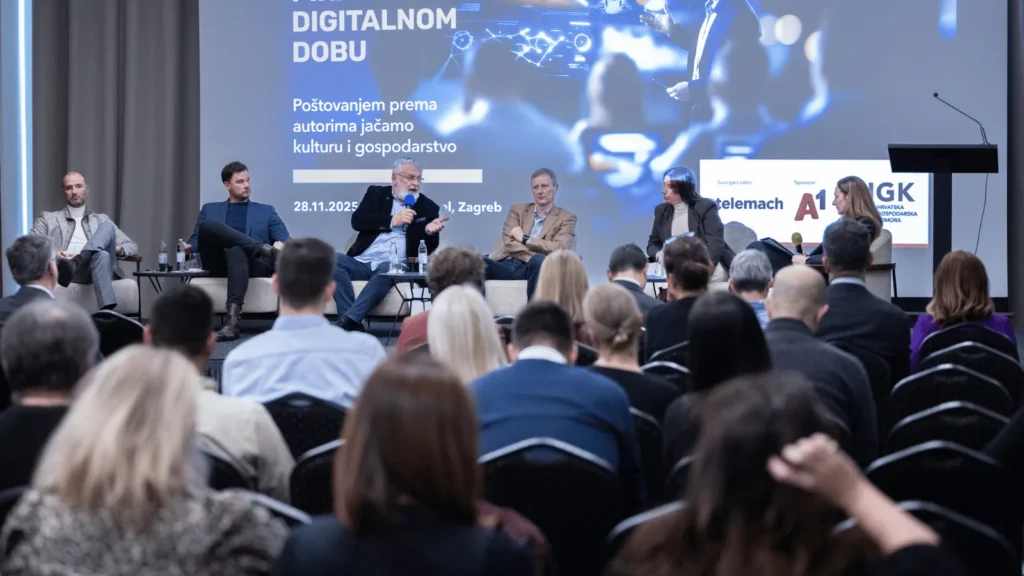 publika na Panel rasprava o borbi protiv digitalnog piratstva u Hrvatskoj