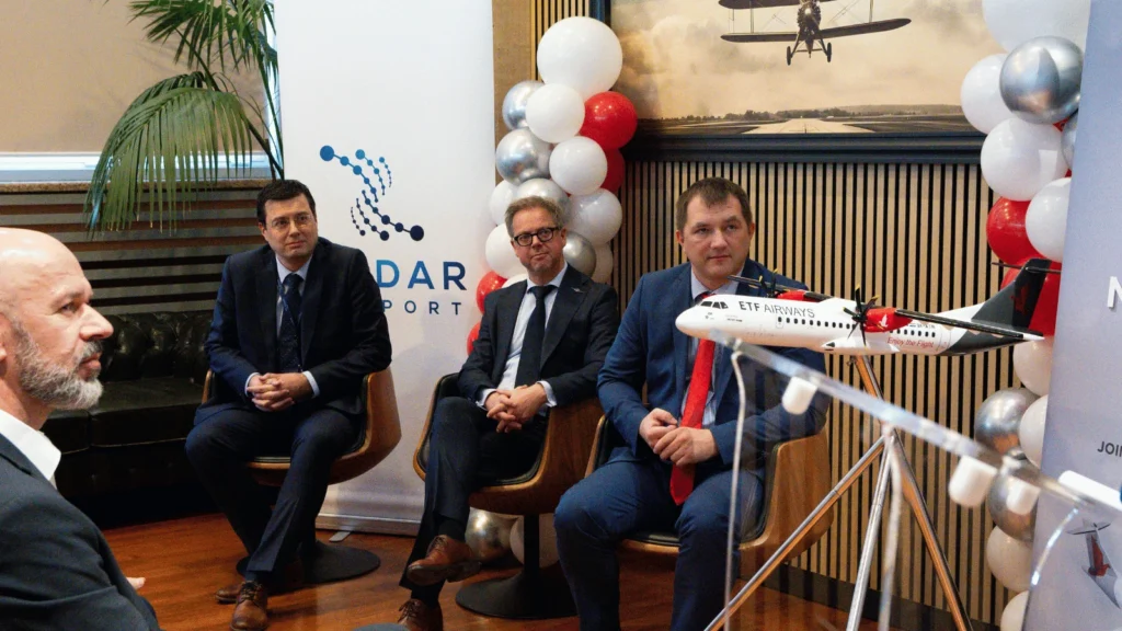 Novi zrakoplov ATR 72-600 ETF Airwaysa predstavljen u Zadru