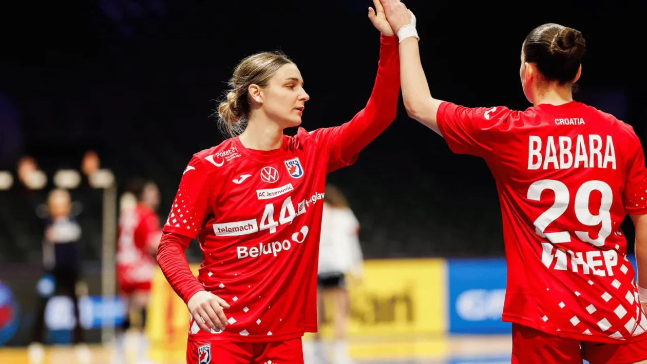 Hrvatska rukometna reprezentacija protiv Danske na Svjetskom prvenstvu 2025