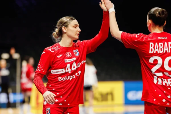 Hrvatska rukometna reprezentacija protiv Danske na Svjetskom prvenstvu 2025