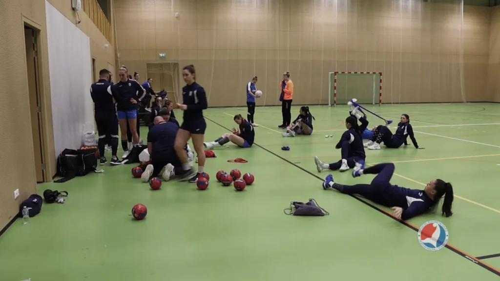 Hrvatska ženska rukometna reprezentacija na Svjetskom prvenstvu 2025 u Nizozemskoj trenira