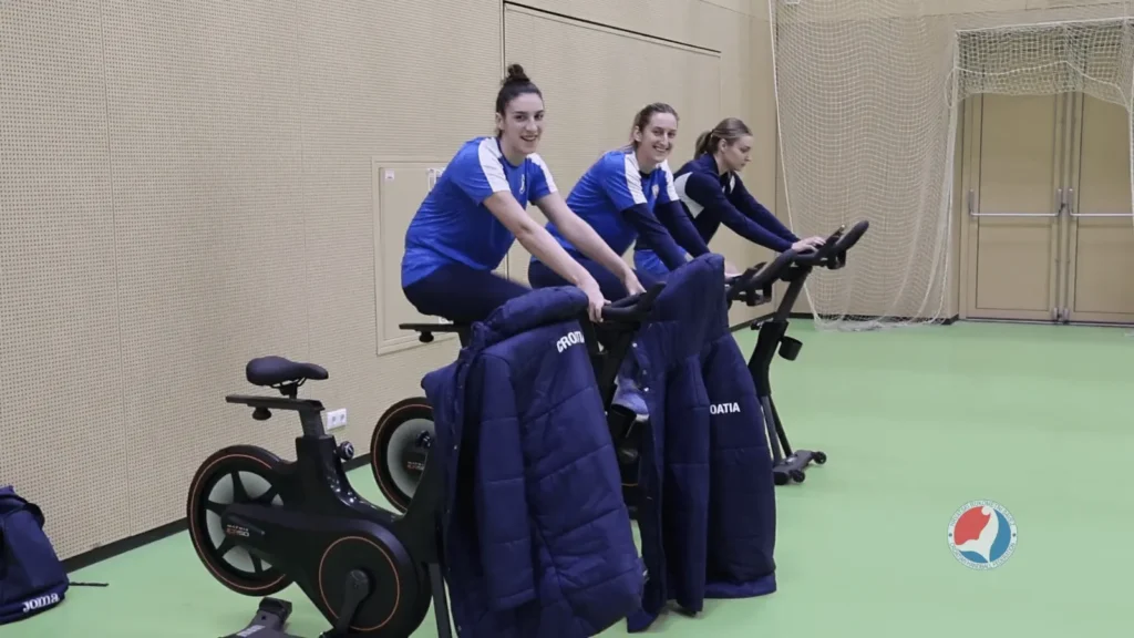 Hrvatska ženska rukometna reprezentacija na Svjetskom prvenstvu 2025 u Nizozemskoj kardio trening