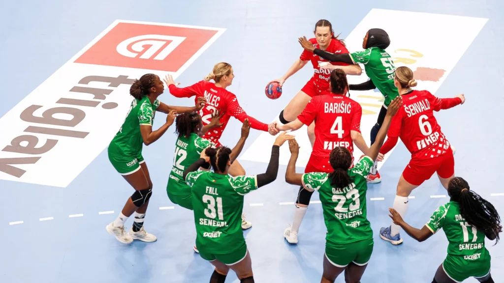 Hrvatska ženska rukometna reprezentacija protiv Senegala na Croatia Cupu u Novigradu